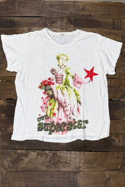 Worn and Weathered Tee -Superstar