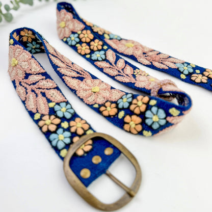 Preorder - Ariana Wide Embroidered Belt