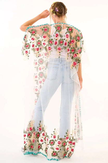 Can't Stop Kimono: Ivory / One Size
