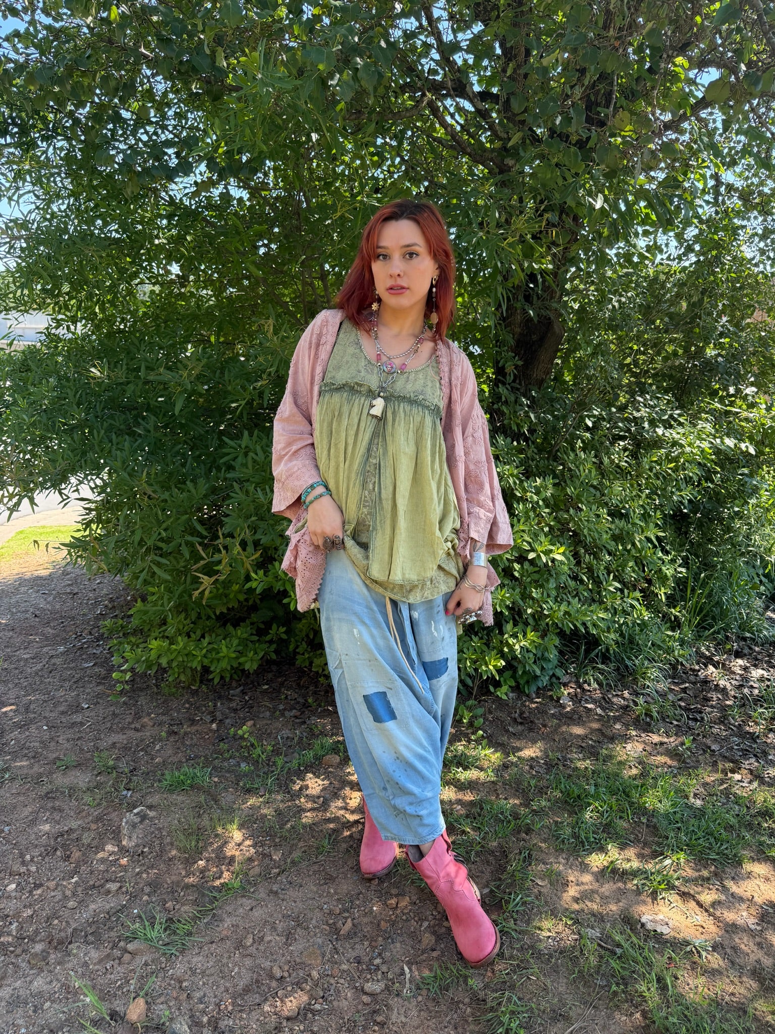 Earthsong Heirloom Pant- Chambray