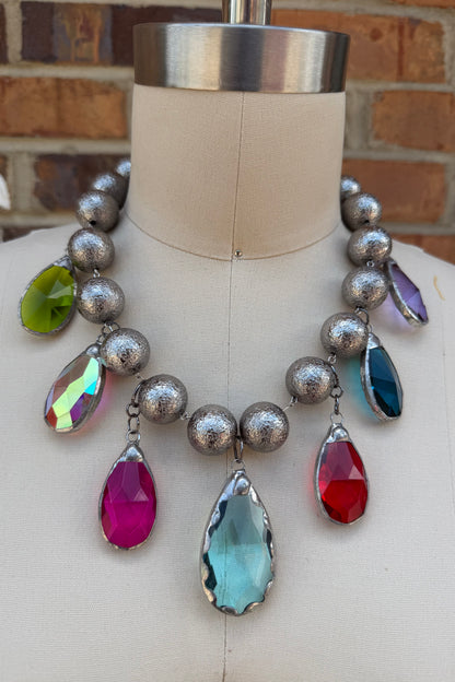 My Color Crystal Balls Necklace
