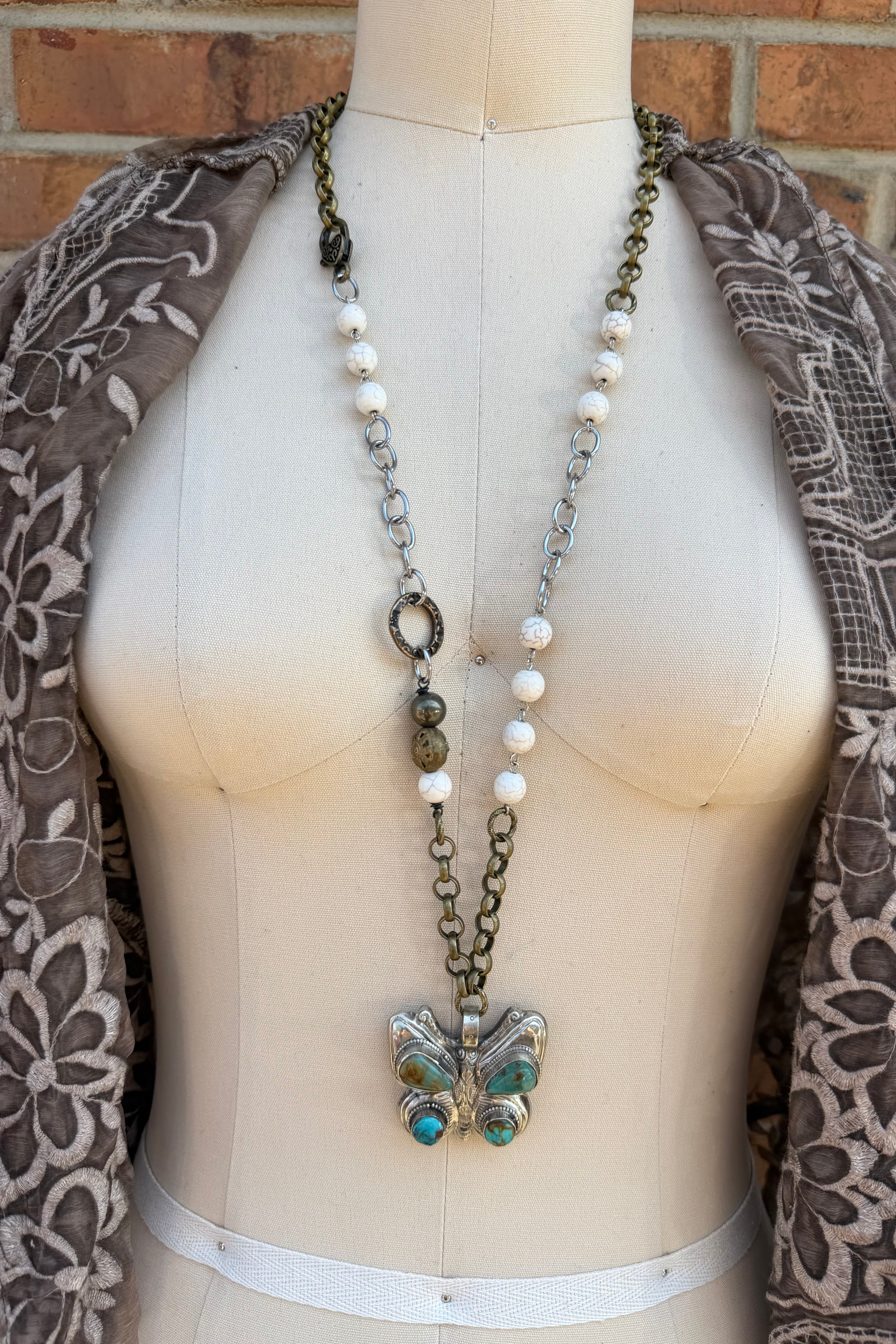 OOAK Whisper Butterfly Necklace