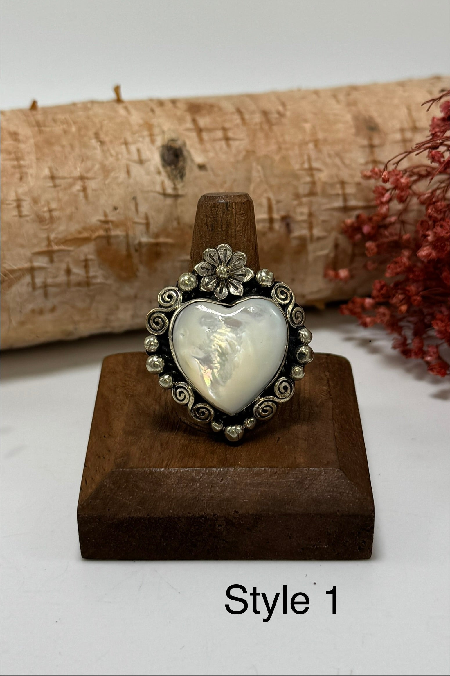 Pearl Hearts in Shell