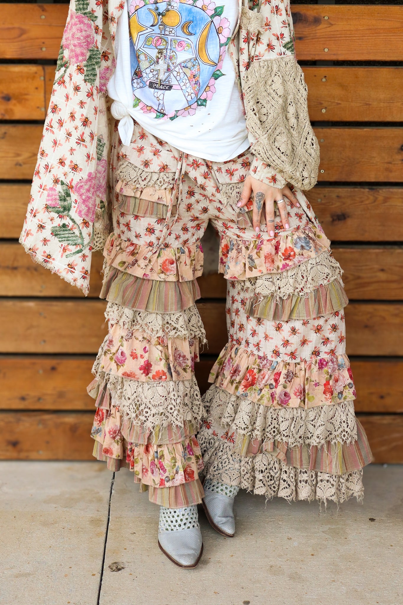 Buzzing About Bee Ruffle Layered Pant