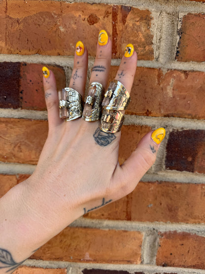 Natural Crystal Ring