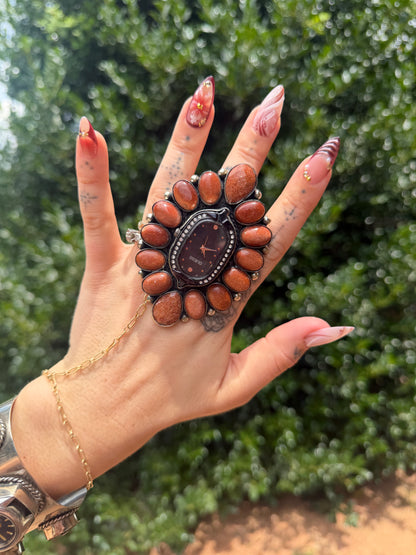 Sparkle in Her Eye Watch Ring