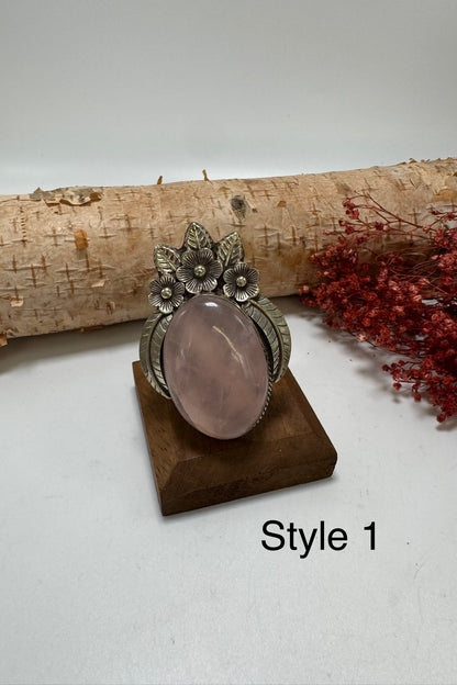 Pink Quartz Ring