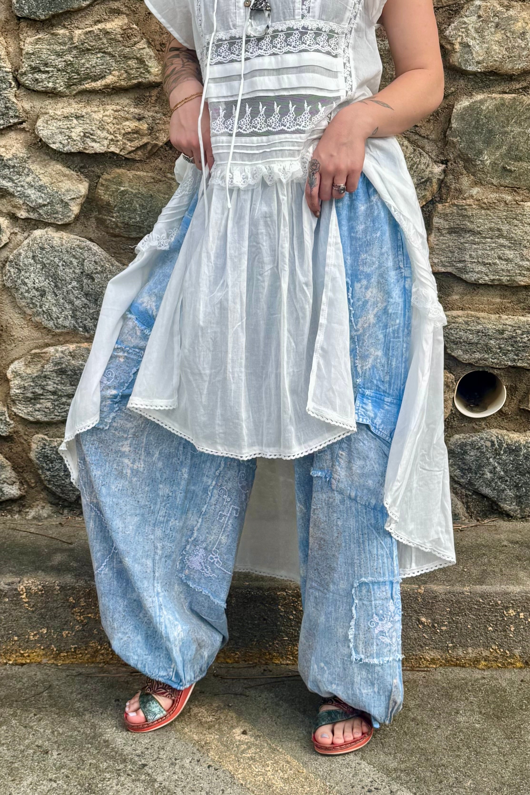 Blue Cross Sitch Genie Pant