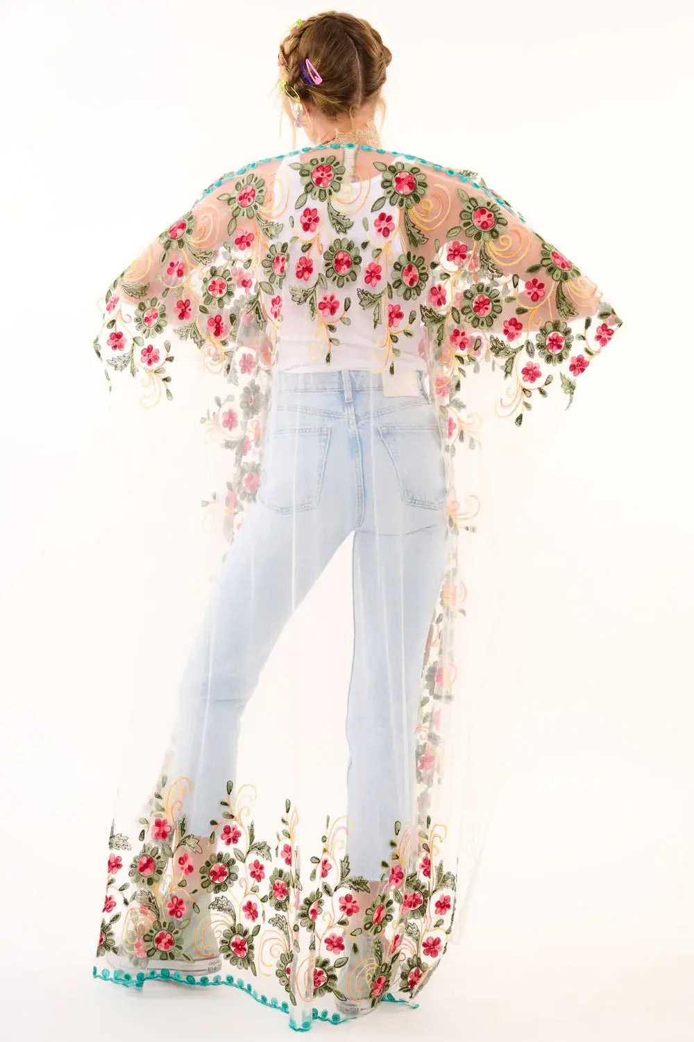Can't Stop Kimono: Ivory / One Size