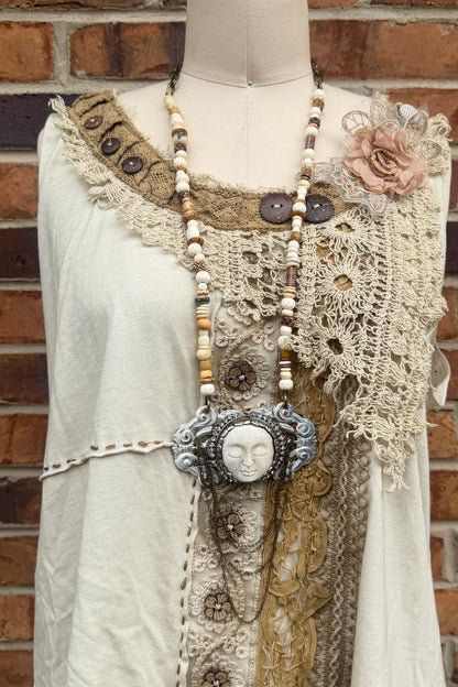 OOAK In your Orbit Drop Necklace
