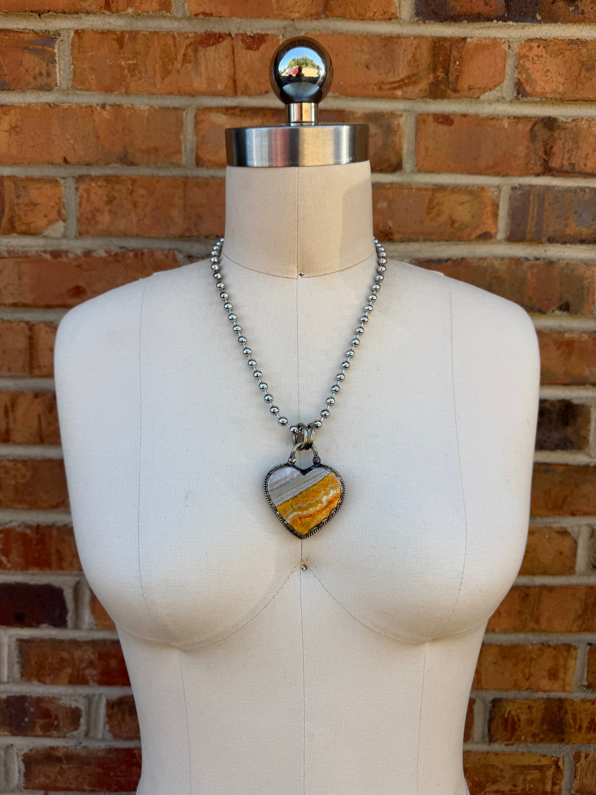 Confetti Heart Necklace
