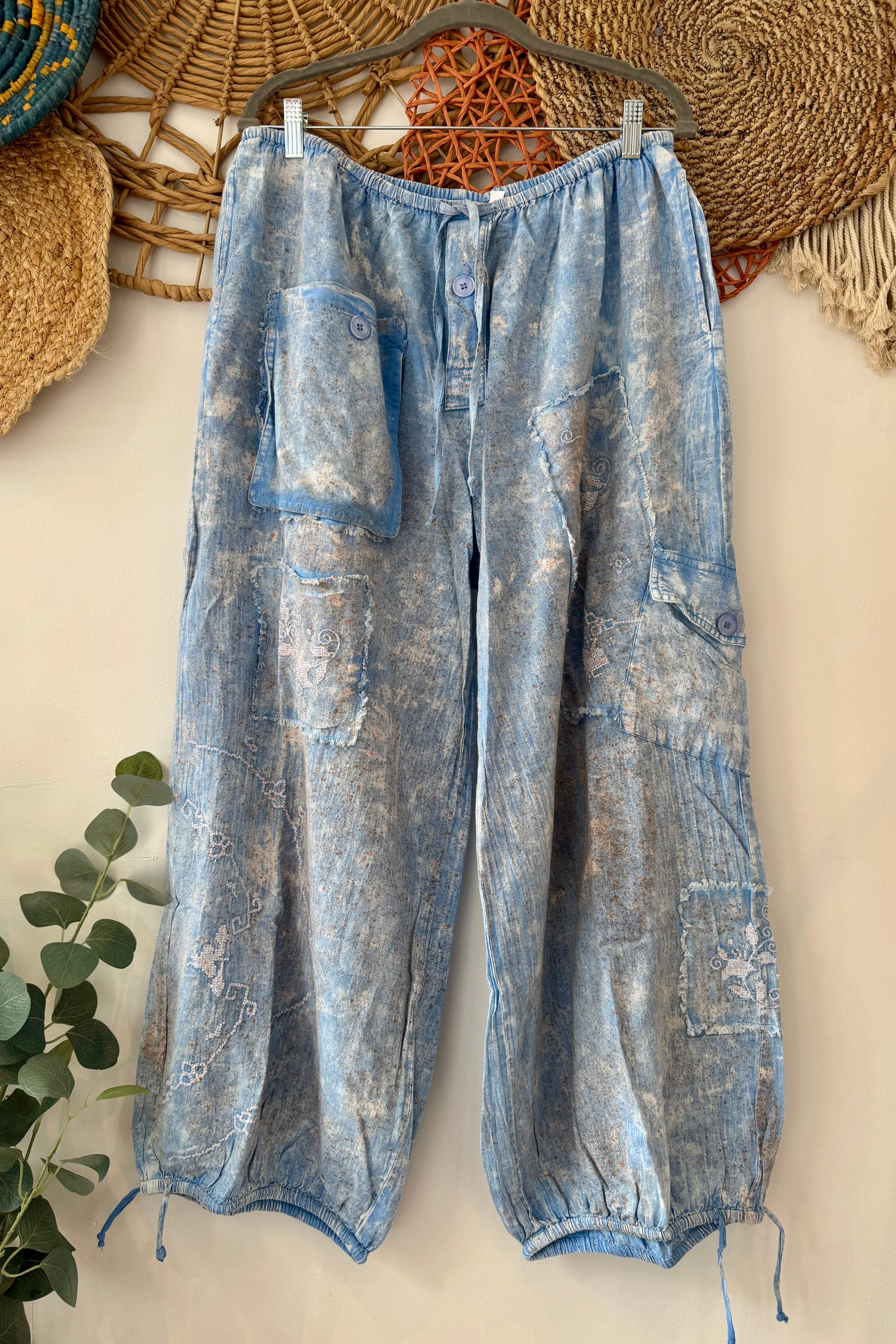 Blue Cross Sitch Genie Pant
