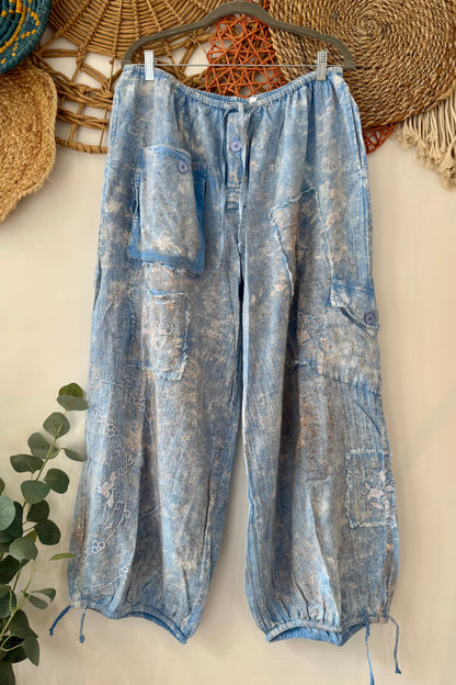 Blue Cross Sitch Genie Pant