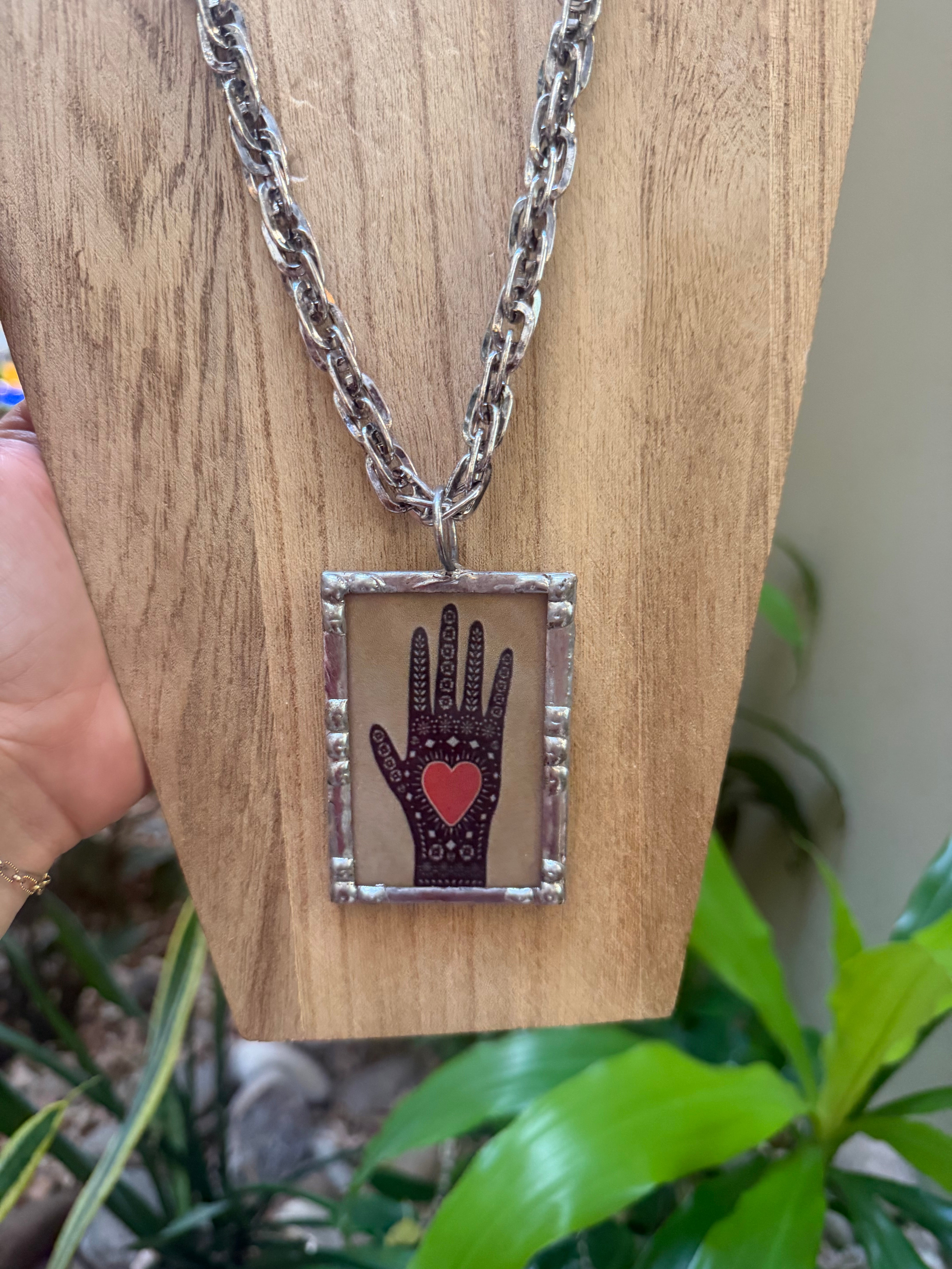 Talk to the hand Necklace