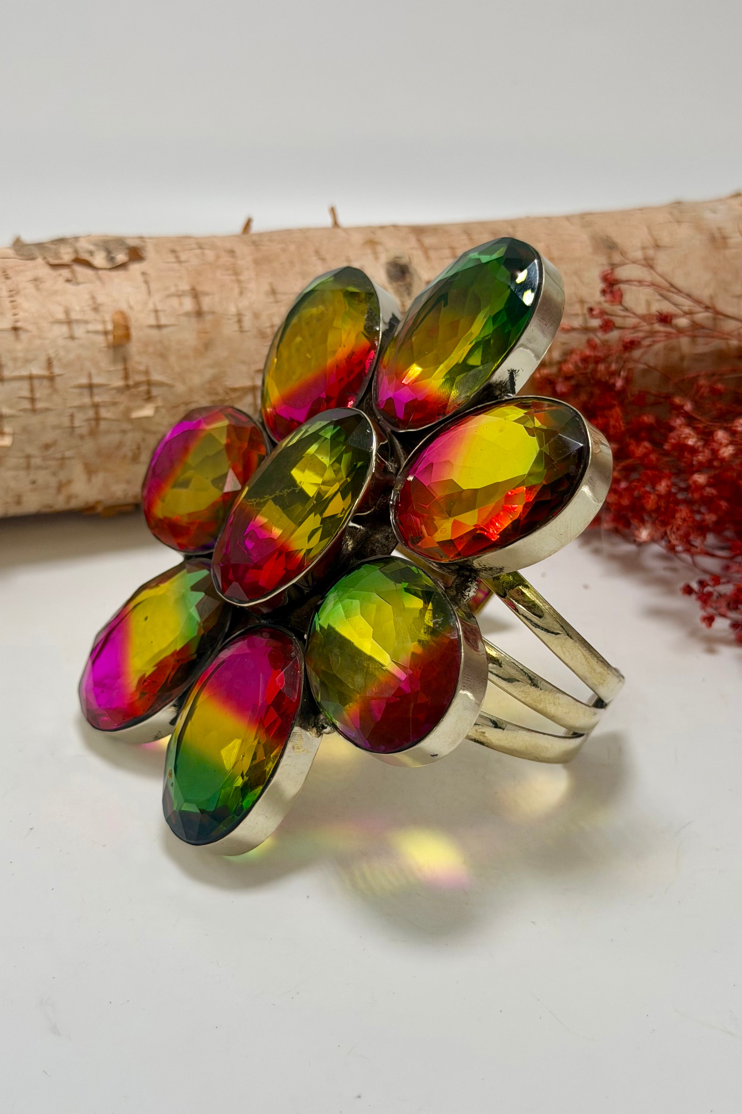 Flower Power 3 Line Cuff Style 12