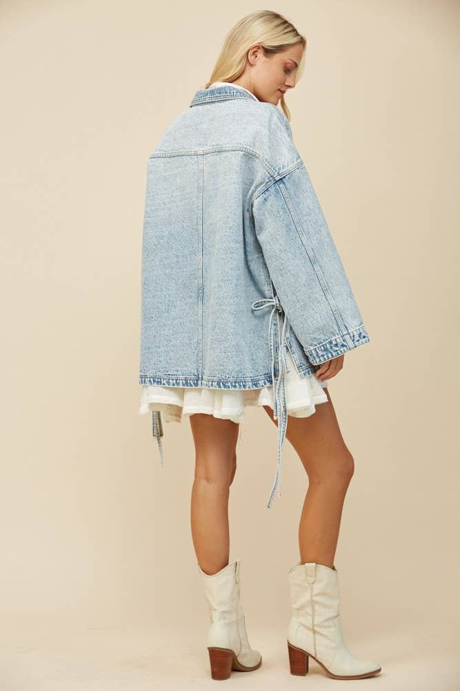Just Keepin' It Caus Denim Jacket