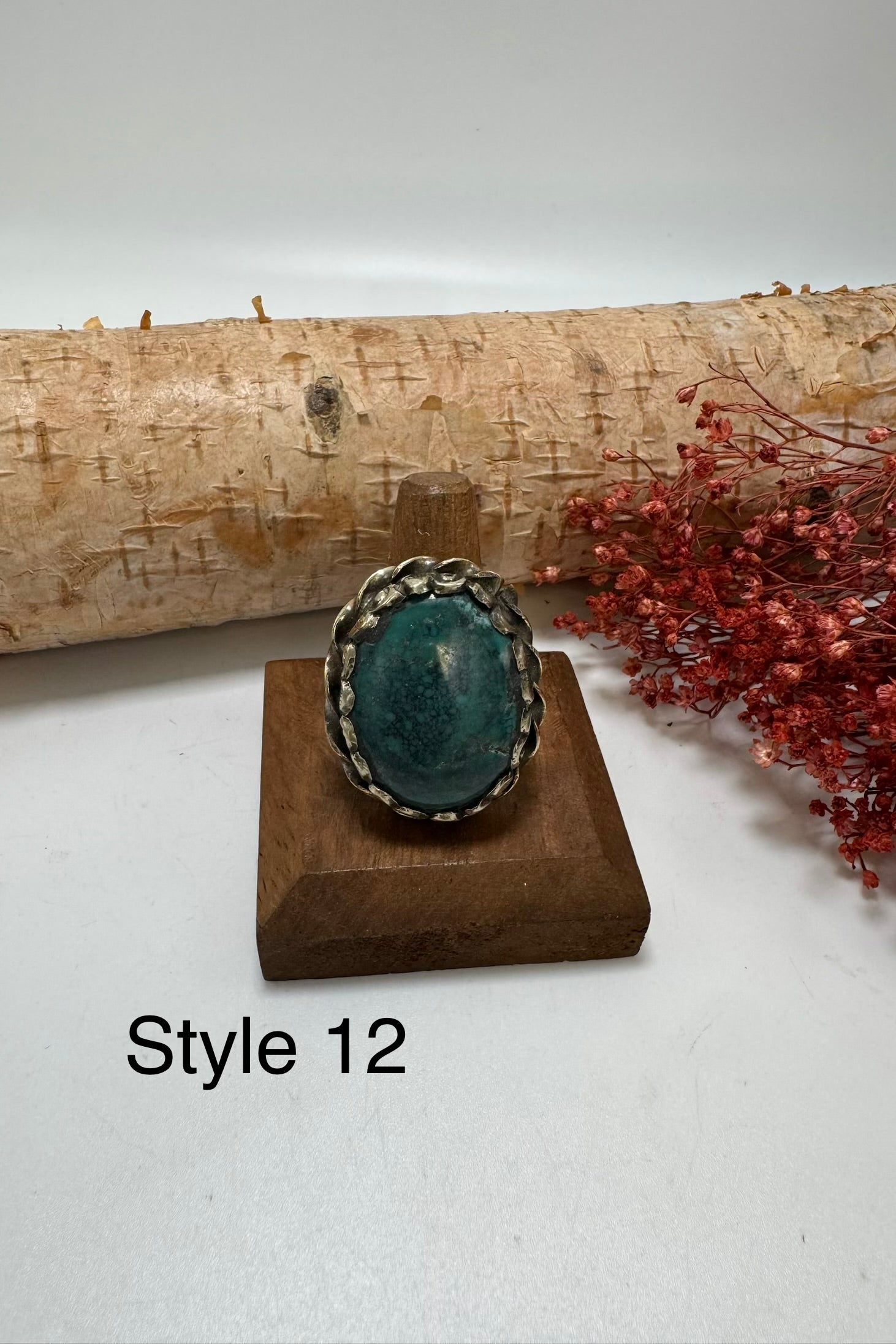 Lil Turquoise Chunk Stone Ring