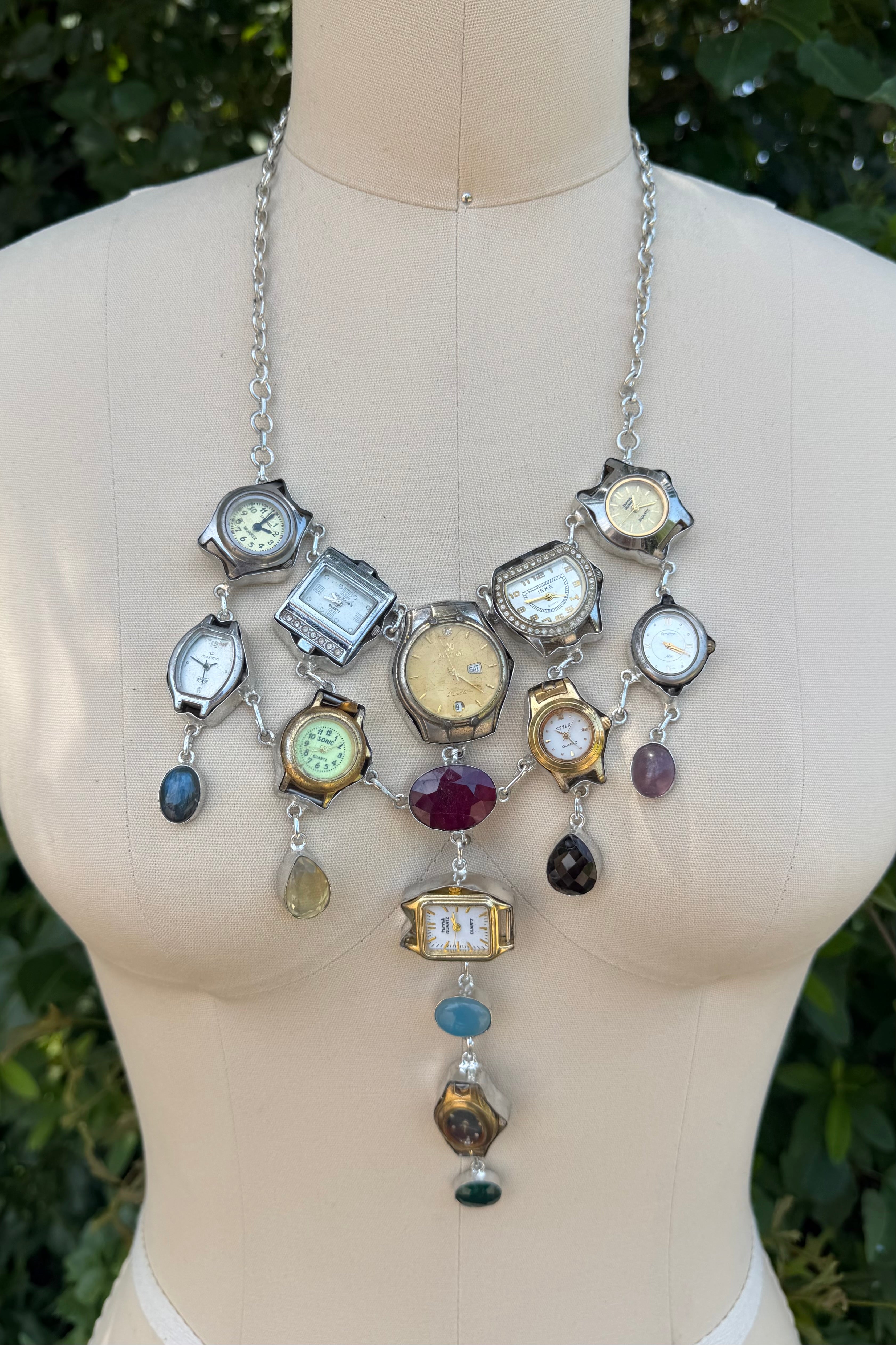 Looking at You Watch Necklace