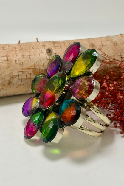 Flower Power 3 Line Cuff Style 11