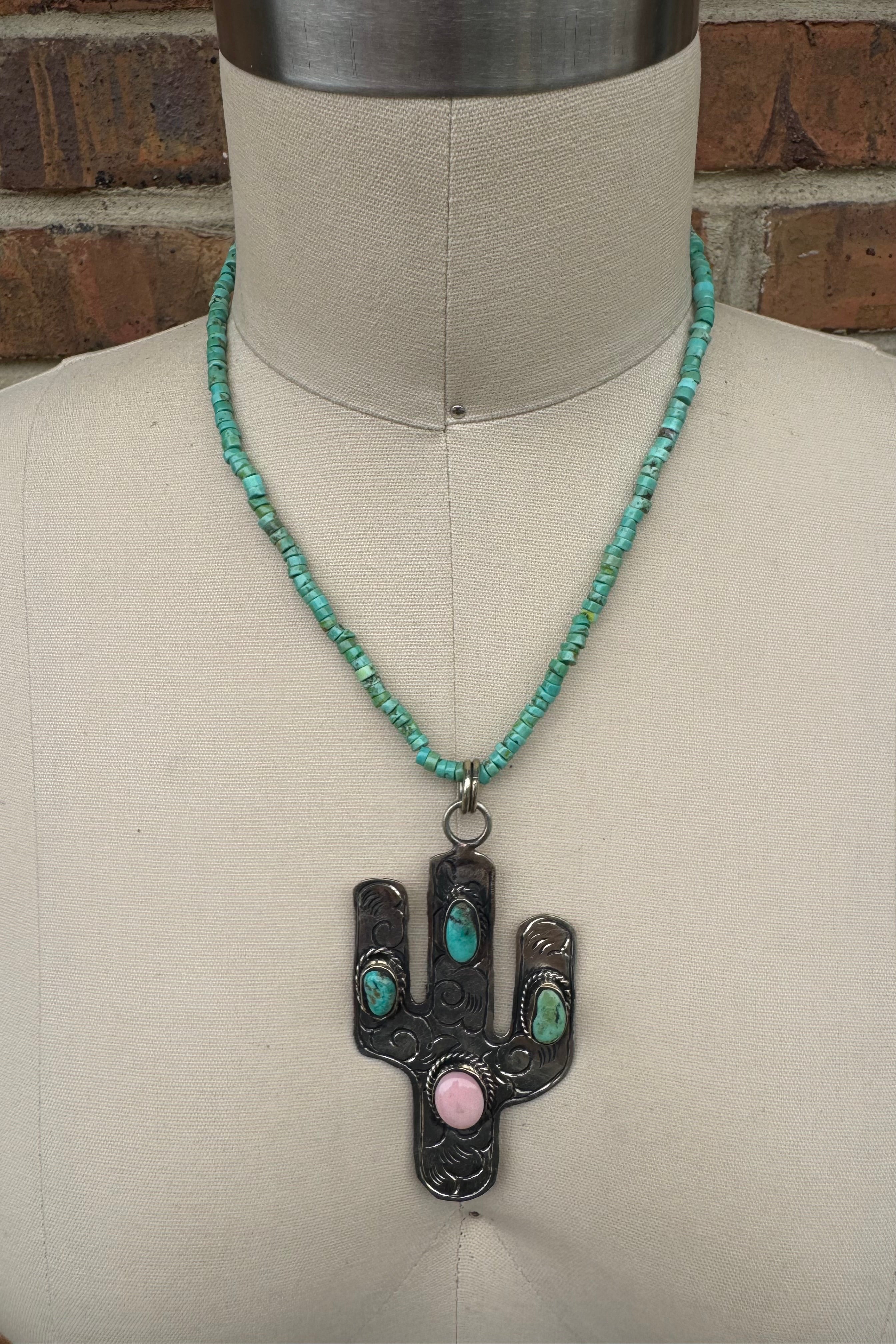 Arizona Cactus Necklace