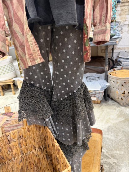 Black Dot Leggings