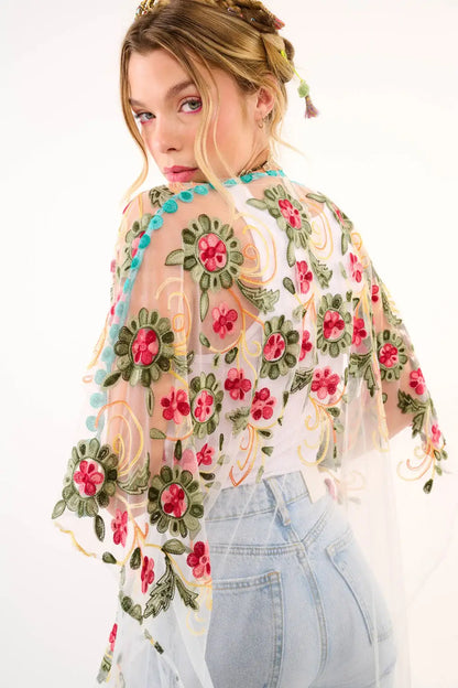 Can't Stop Kimono: Ivory / One Size