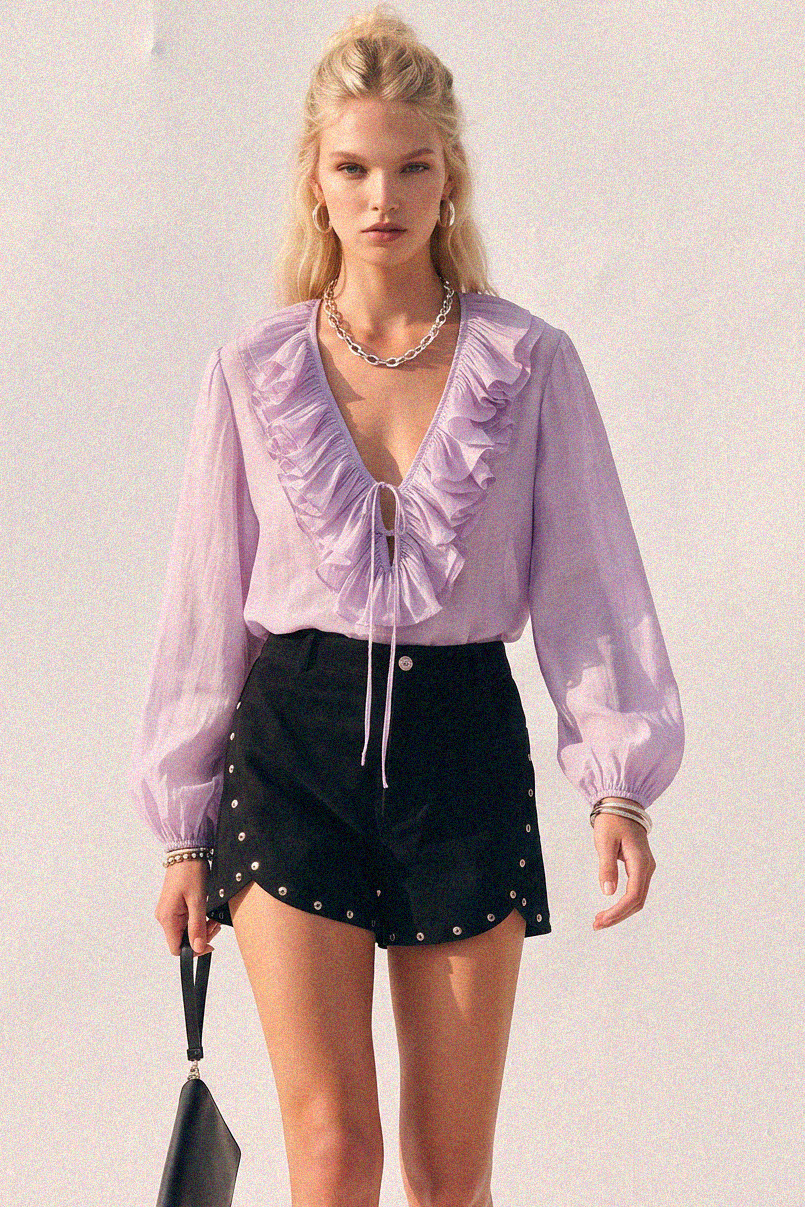 Bohemian Dreams Lilac Blouse