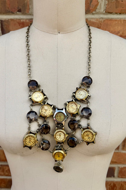 Click Clack  - Watch Clock Necklace