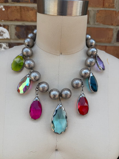 My Color Crystal Balls Necklace