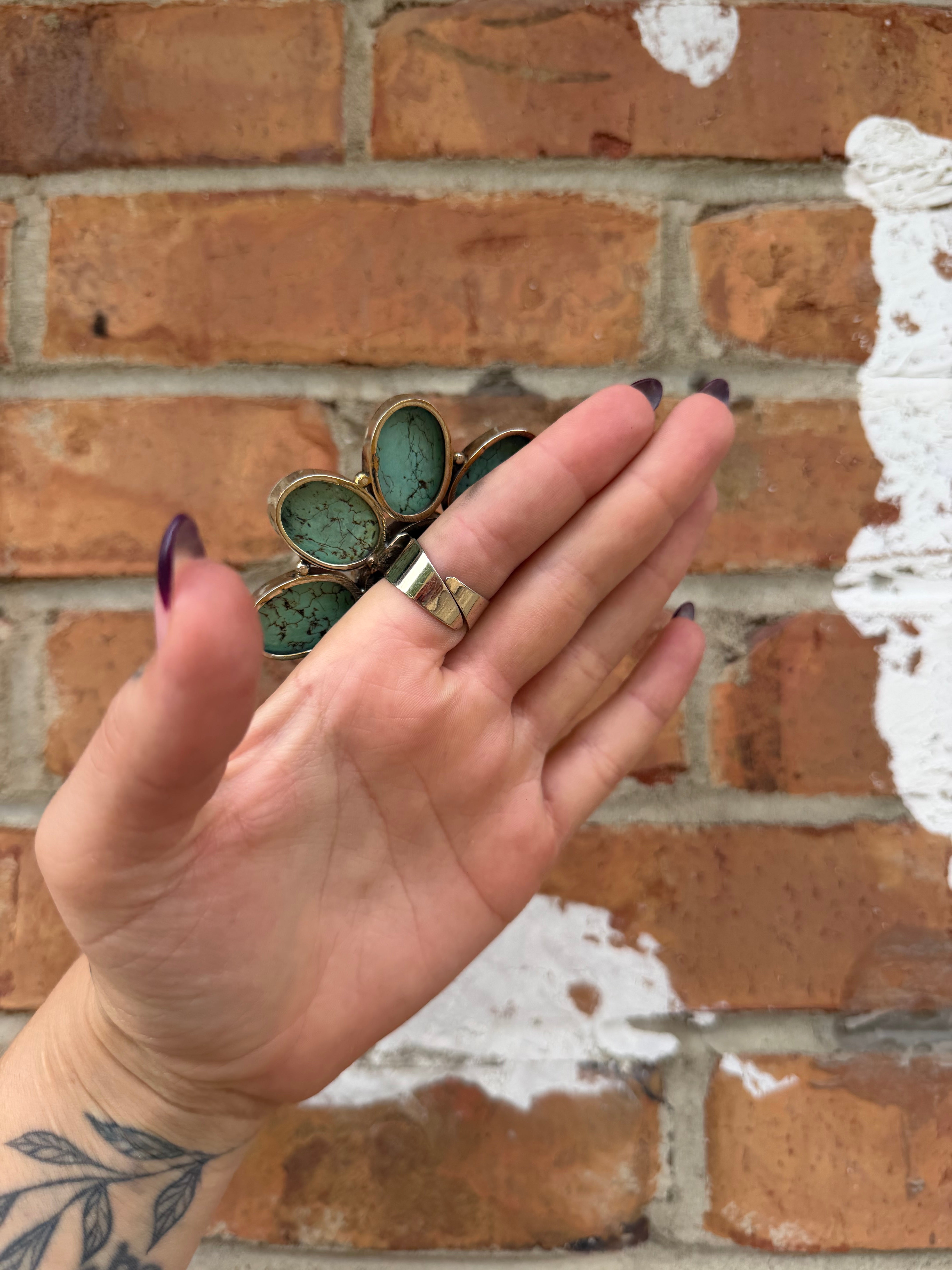 Sale Ring - Flower Howlite
