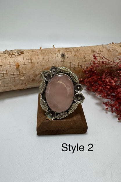 Pink Quartz Ring