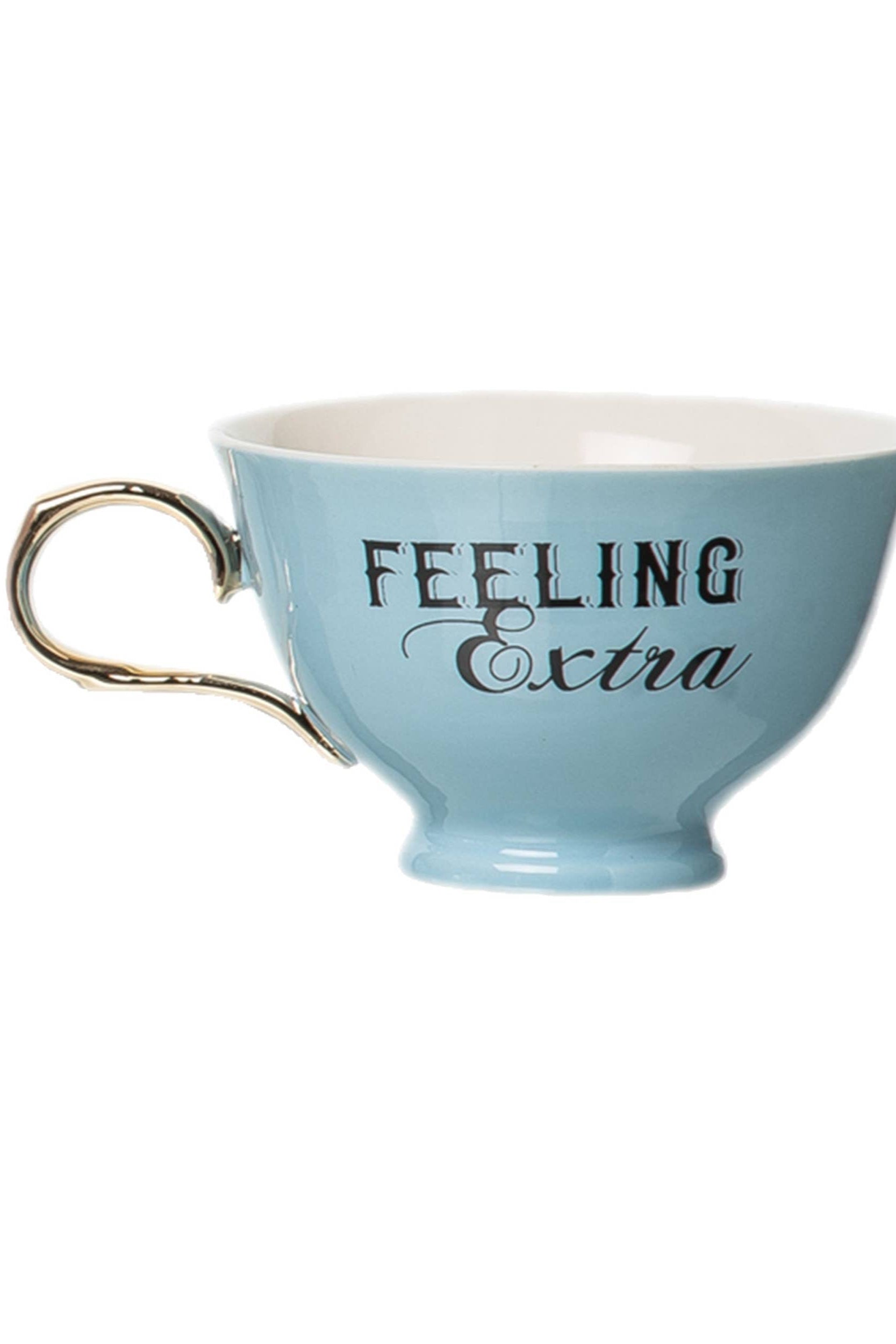 Ceramic 5.12" Multicolor Feeling Extra Oversized Teacup