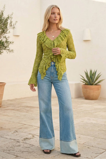 Boho Bliss Sheer Lace Top