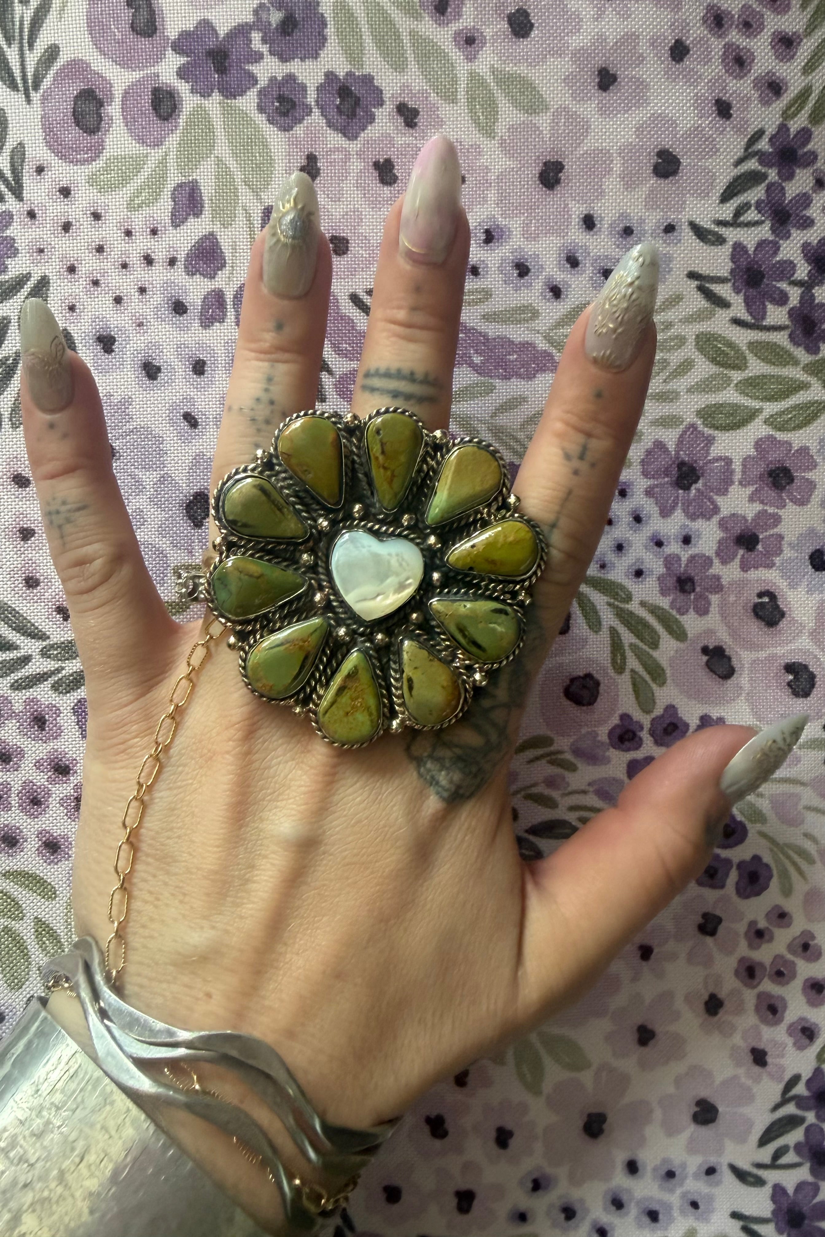 Heart of Pearl for You Ring