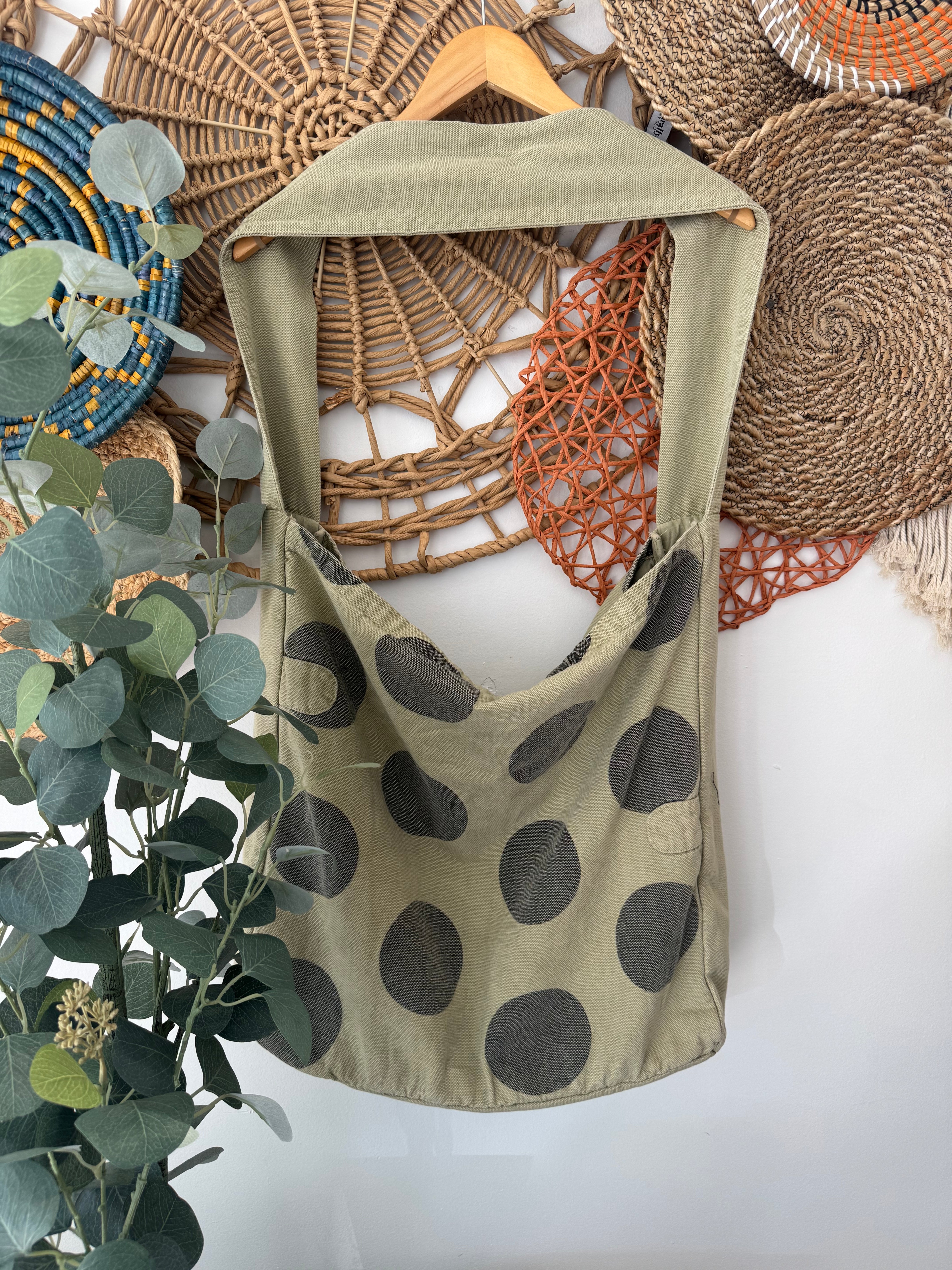 Market Tote in Dots & Dots
