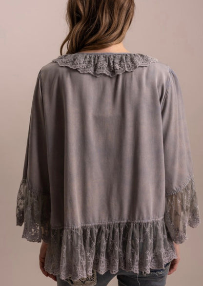Sweet Serenity Front Tie Top