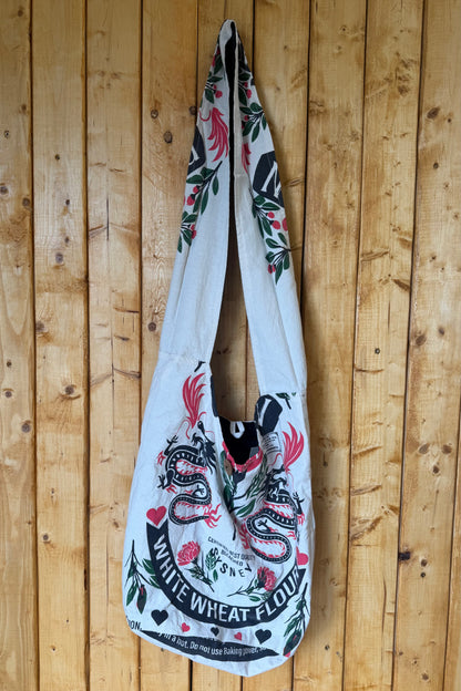 Final Sale - Hobo Bag in Dragon
