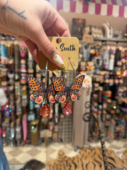 Butterfly Fly Earrings -  2