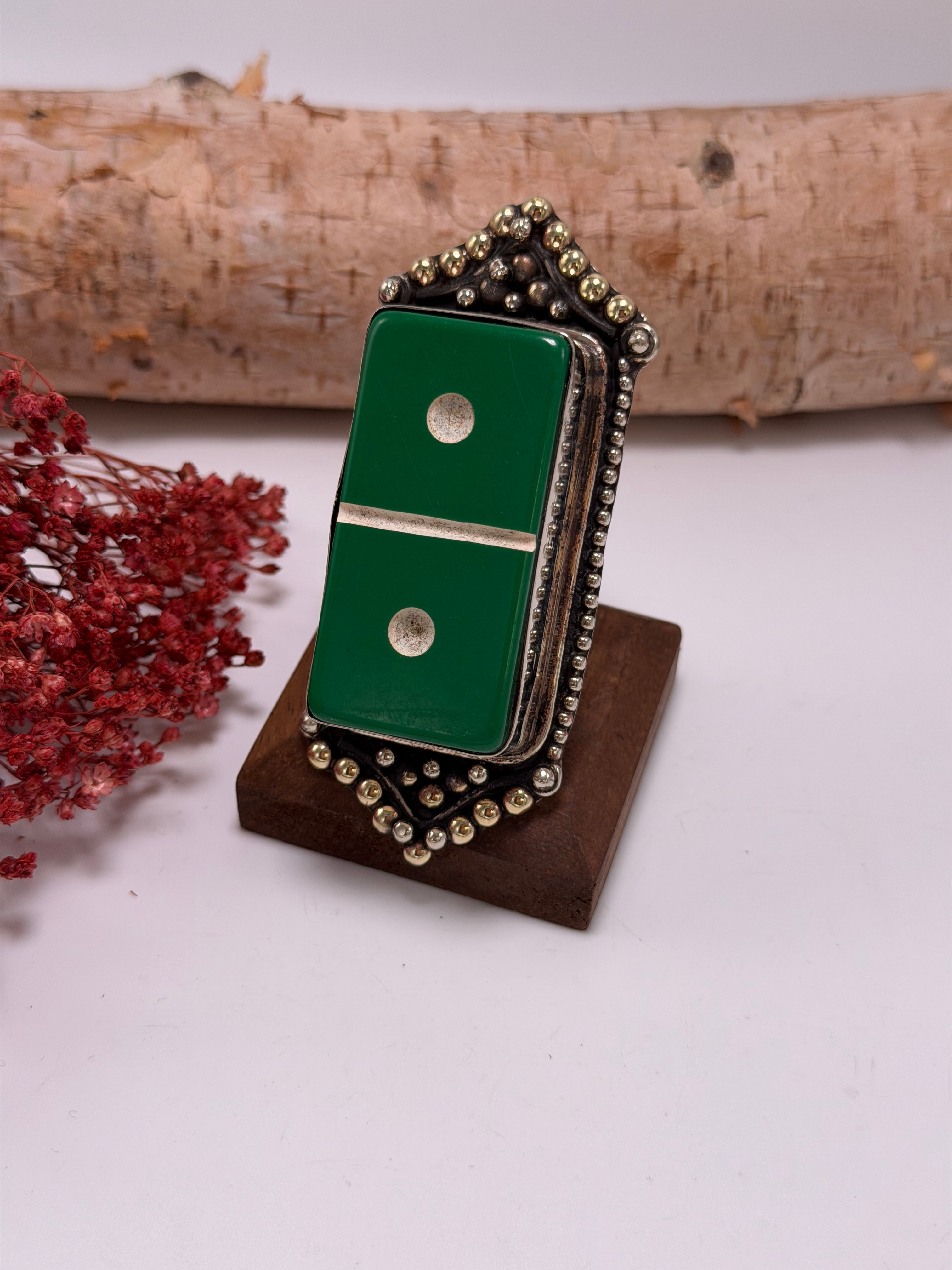 Snake Eyes Statement Ring