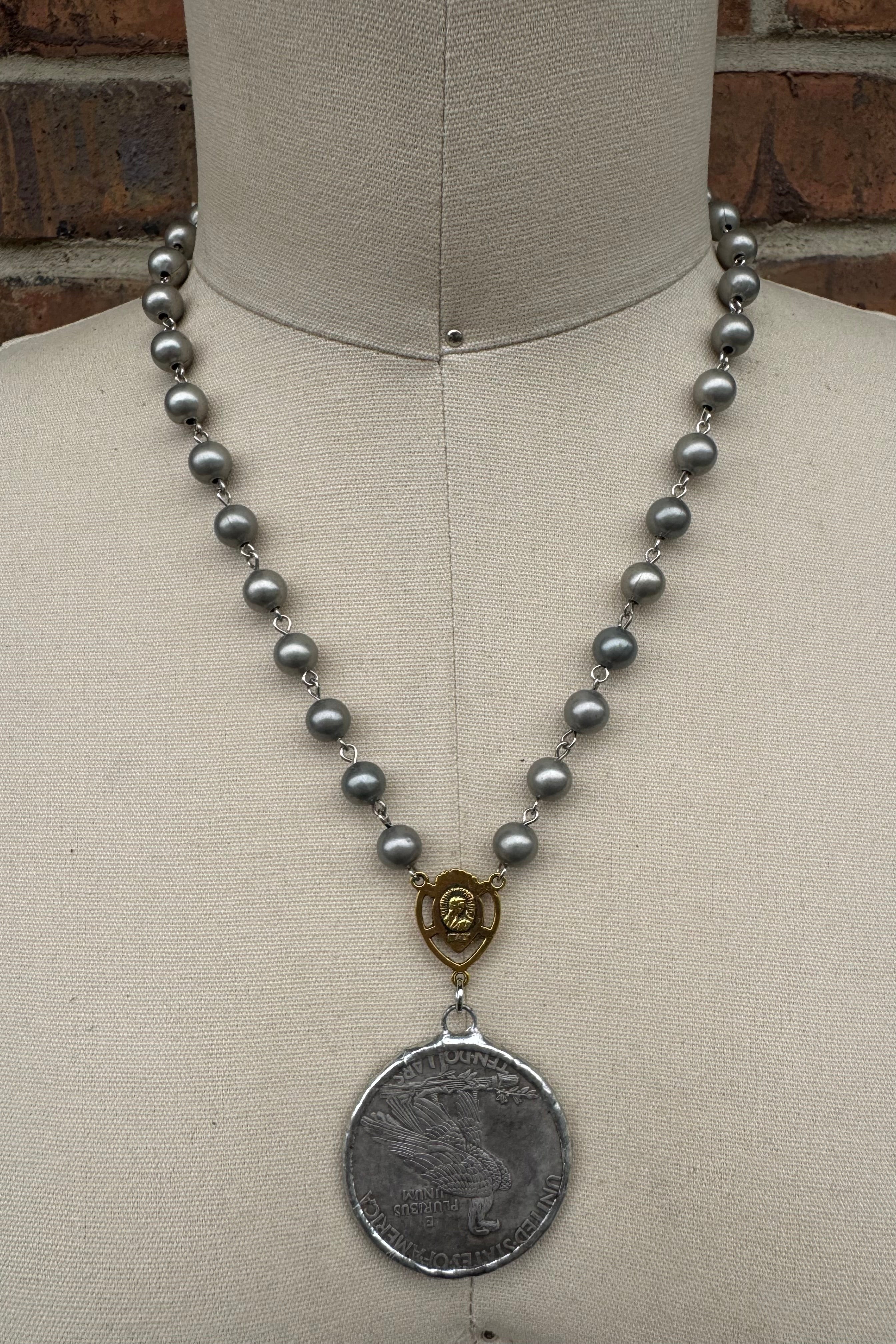 Heads Up Coin Necklace