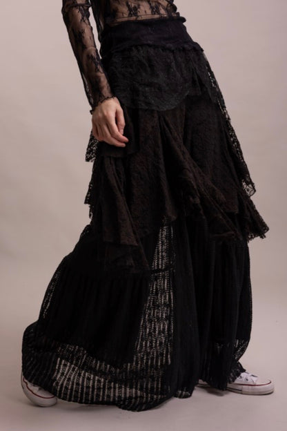Preorder - The Victorian Cascading Lace Ruffle Pant