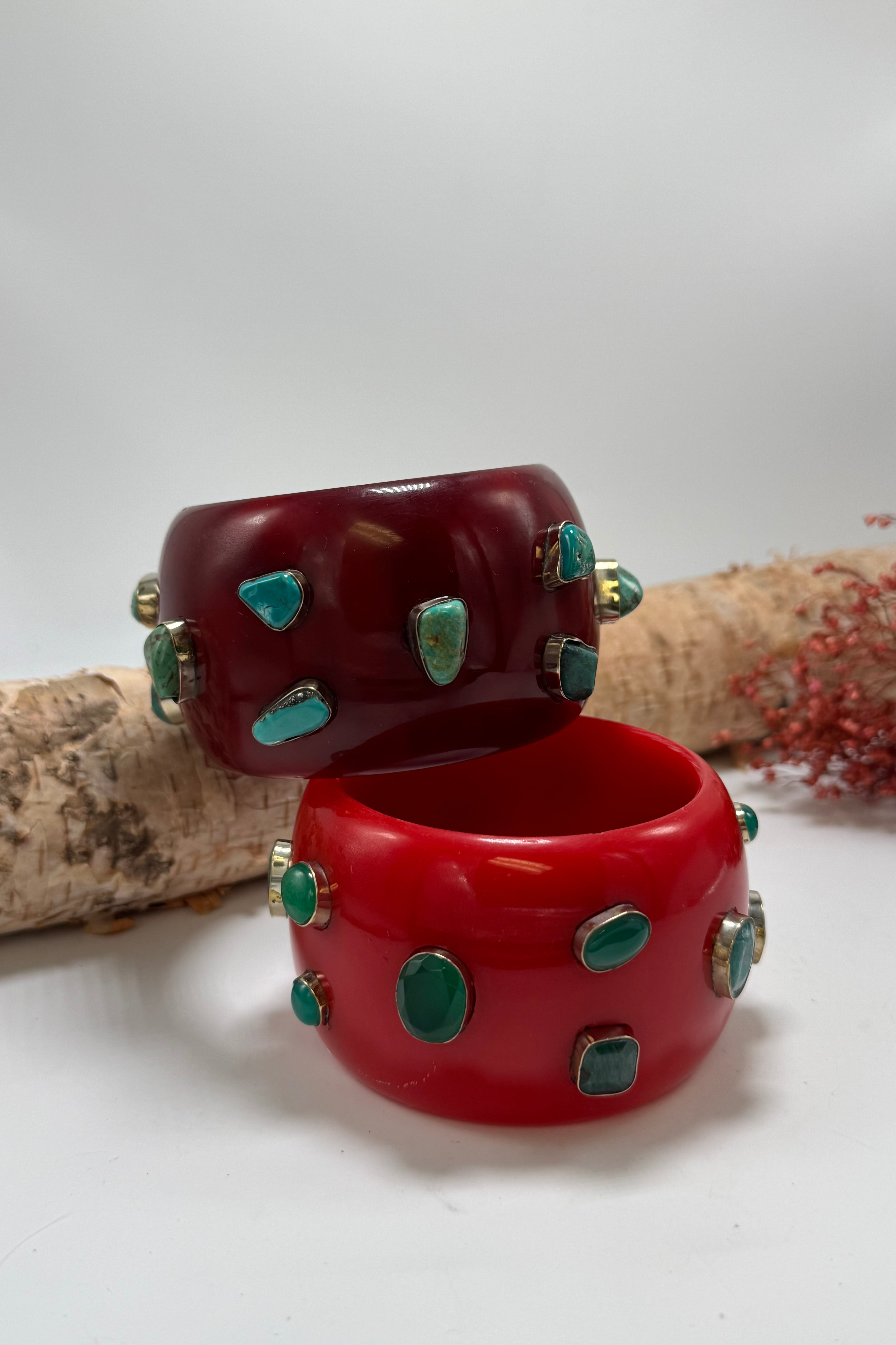 Statement Bangles - Choose you Color - Set 3