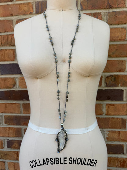 Feather in Flight Necklace