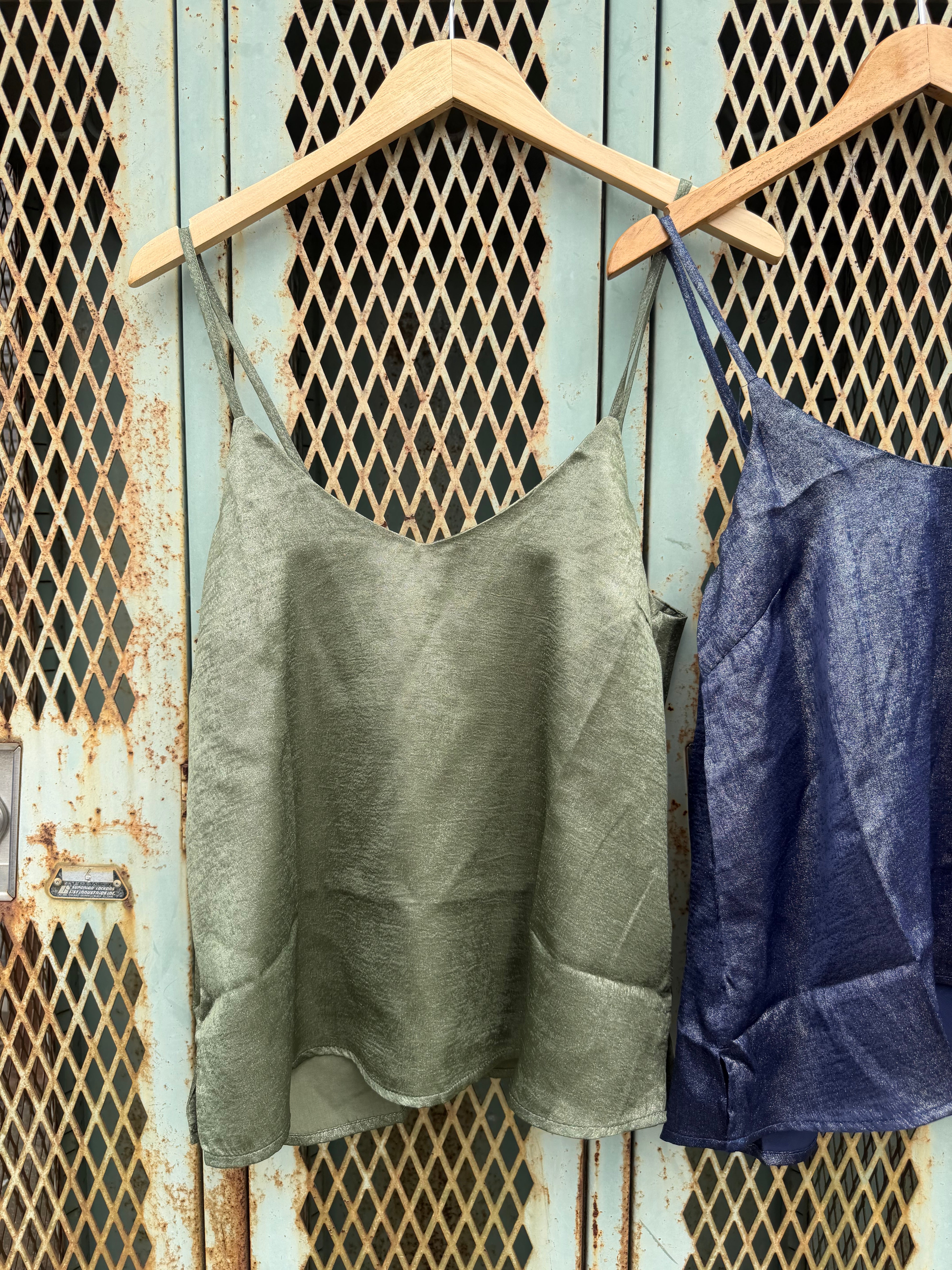 Final Sale - Shimmer Tank Top