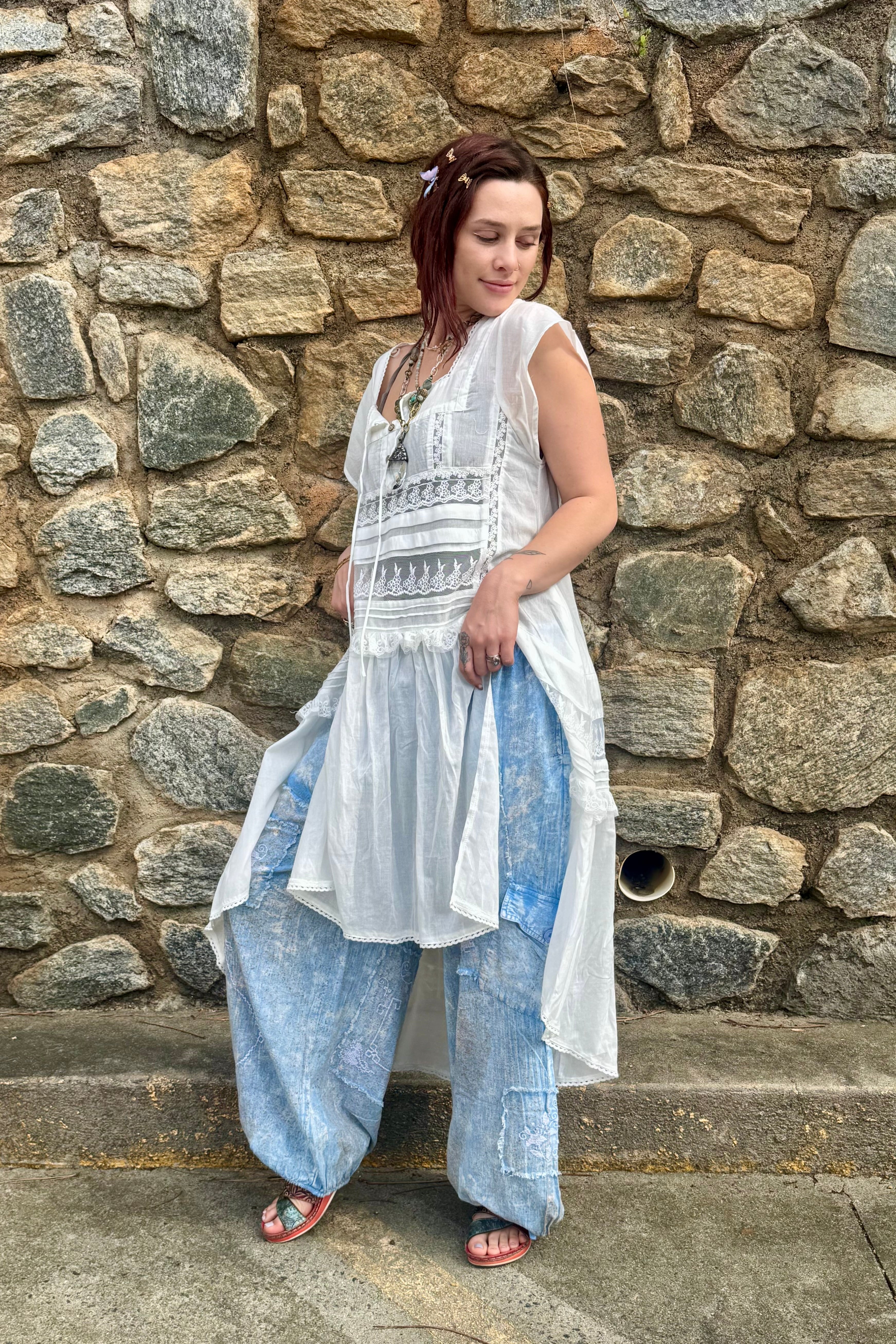 Blue Cross Sitch Genie Pant