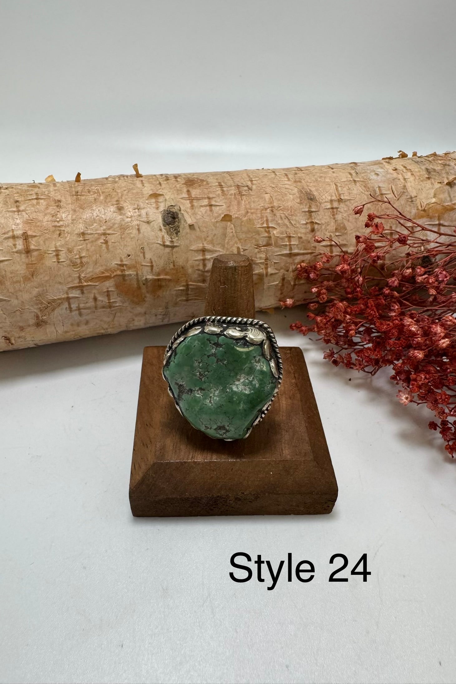 Lil Turquoise Chunk Stone Ring