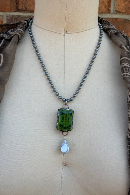 Sassy Mahjong Tile Necklace Style 5