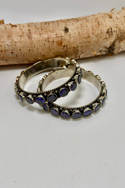 Stackable amethyst bracelets