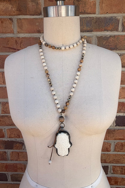 The Statement Hasma Hand Necklace