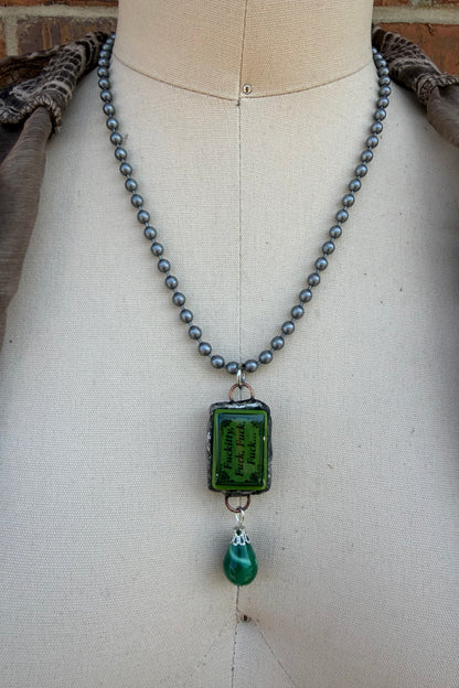 Sassy Mahjong Tile Necklace Style 3